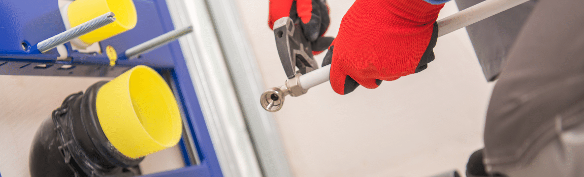 Sanitary plumbing service